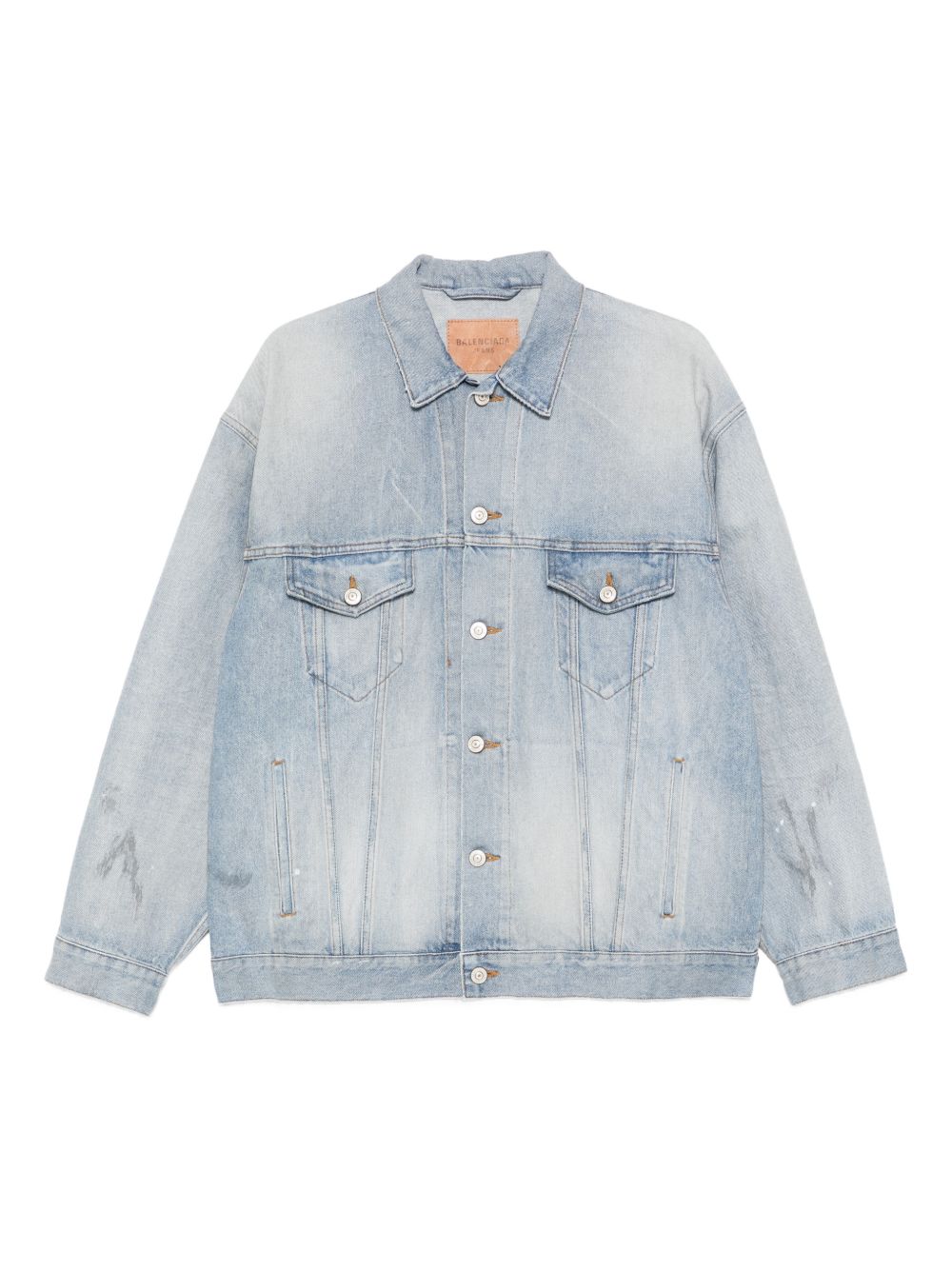Balenciaga oversized denim cotton jacket – Cotton 100%