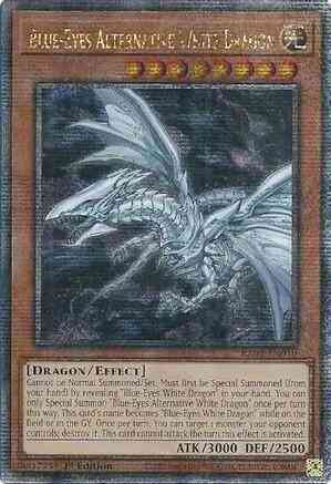 Yu-Gi-Oh! Blue-Eyes Alternative White Dragon - RA02-EN010 - Quarter Century Secret Rare - 1st Edition