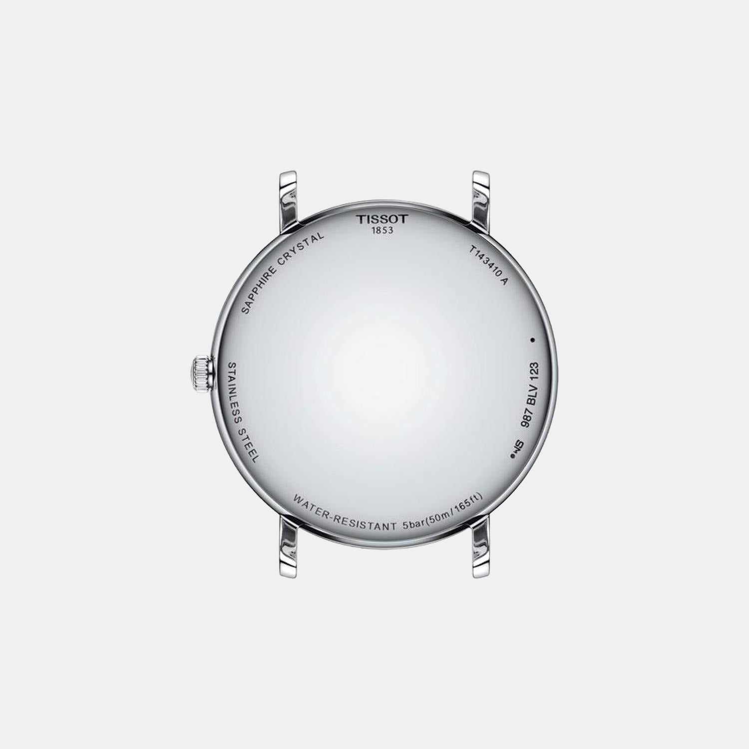 Tissot Everytime Men Quartz White Dial Analog Stainless Steel Watch T1434101101100 - view 2