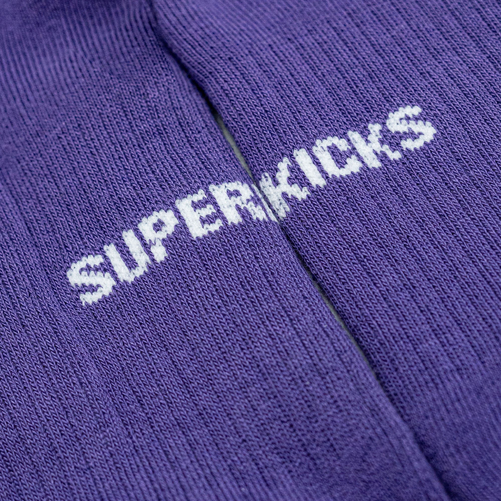 Superkicks | CREW SOCKS { PURPLE/GREEN/BLUE - view 5