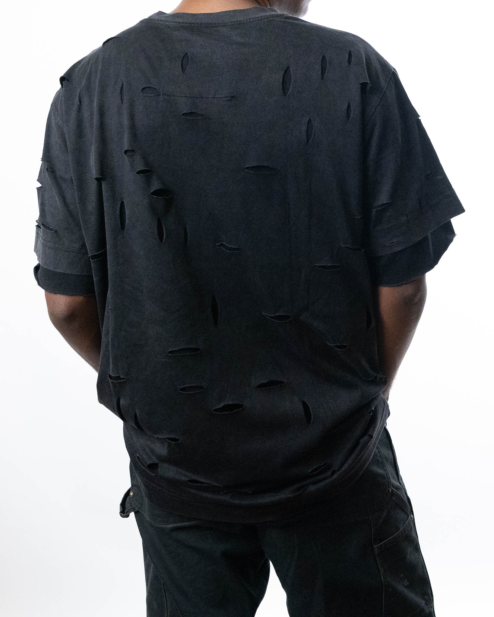 Givenchy Ripped Logo Print T-Shirt - view 2