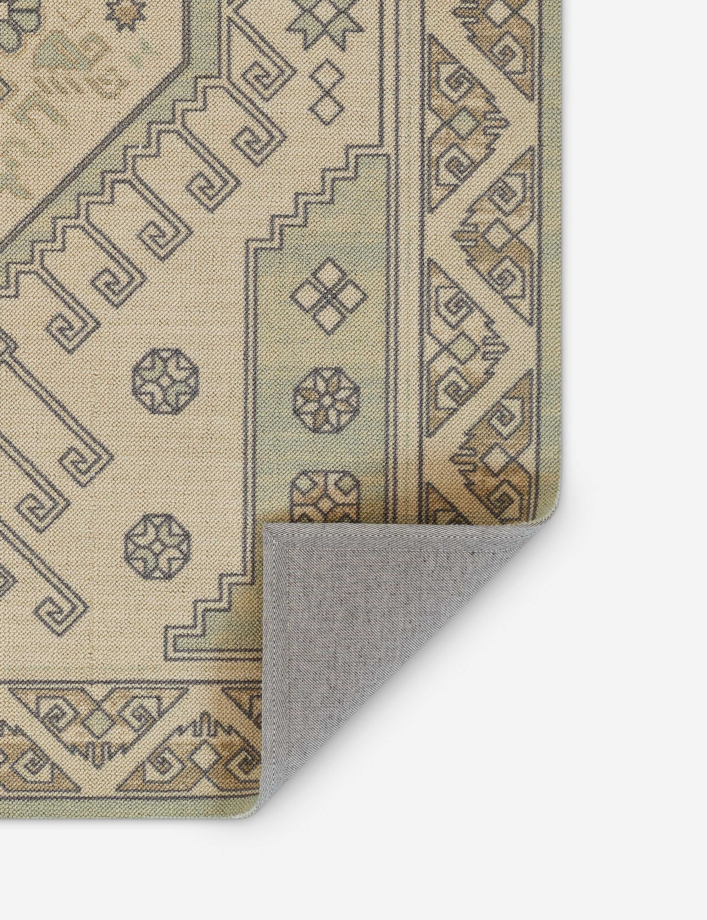 Lulu and Georgia Navia Wool-Blend Rug – Sage - view 6