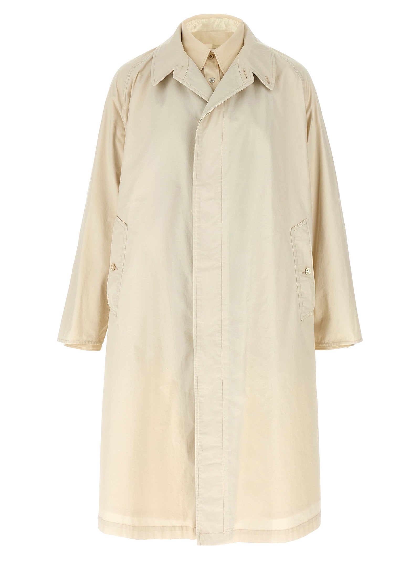 Maison Margiela Layered Trench Coat – 100% cotton