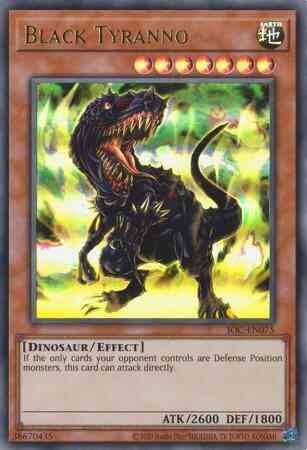 Yu-Gi-Oh! Black Tyranno - 25th Anniversary - IOC-EN075 - Ultra Rare - Unlimited
