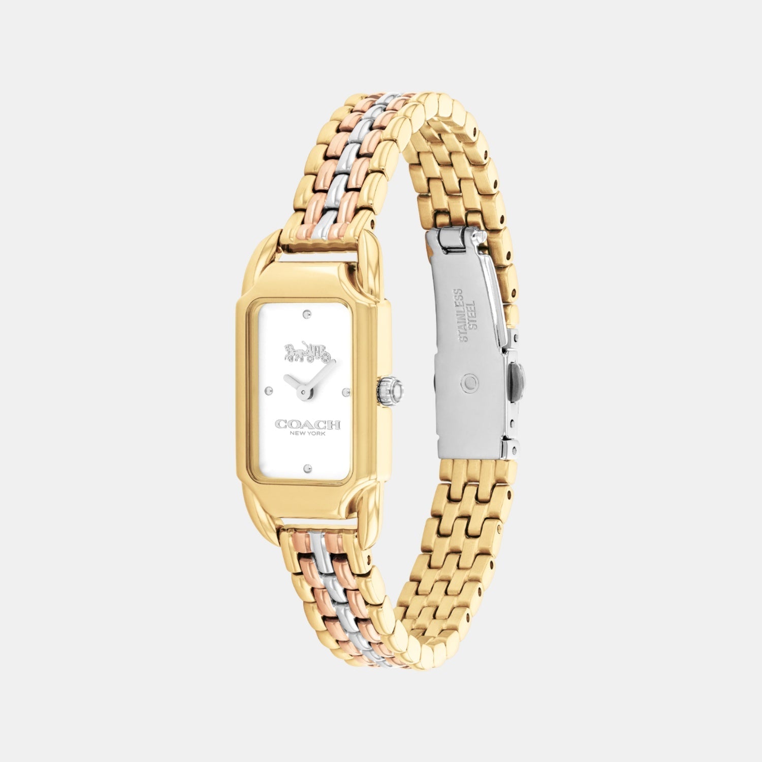 Coach Cadie Women Quartz Silver White Dial Analog Stainless Steel Watch 14504550 - view 2