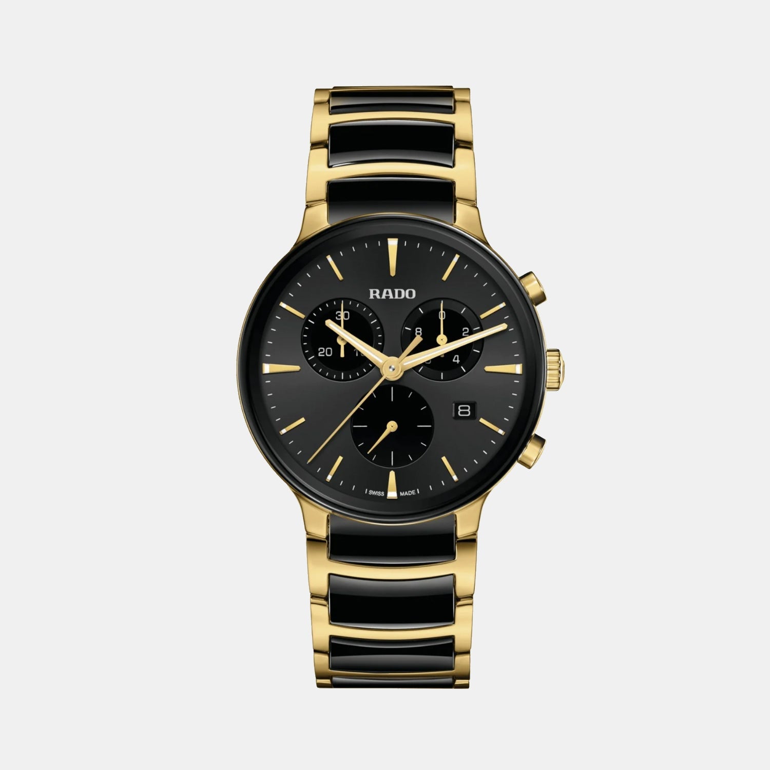 Rado Centrix Unisex Automatic Black Dial Analog Ceramic Watch R30211152