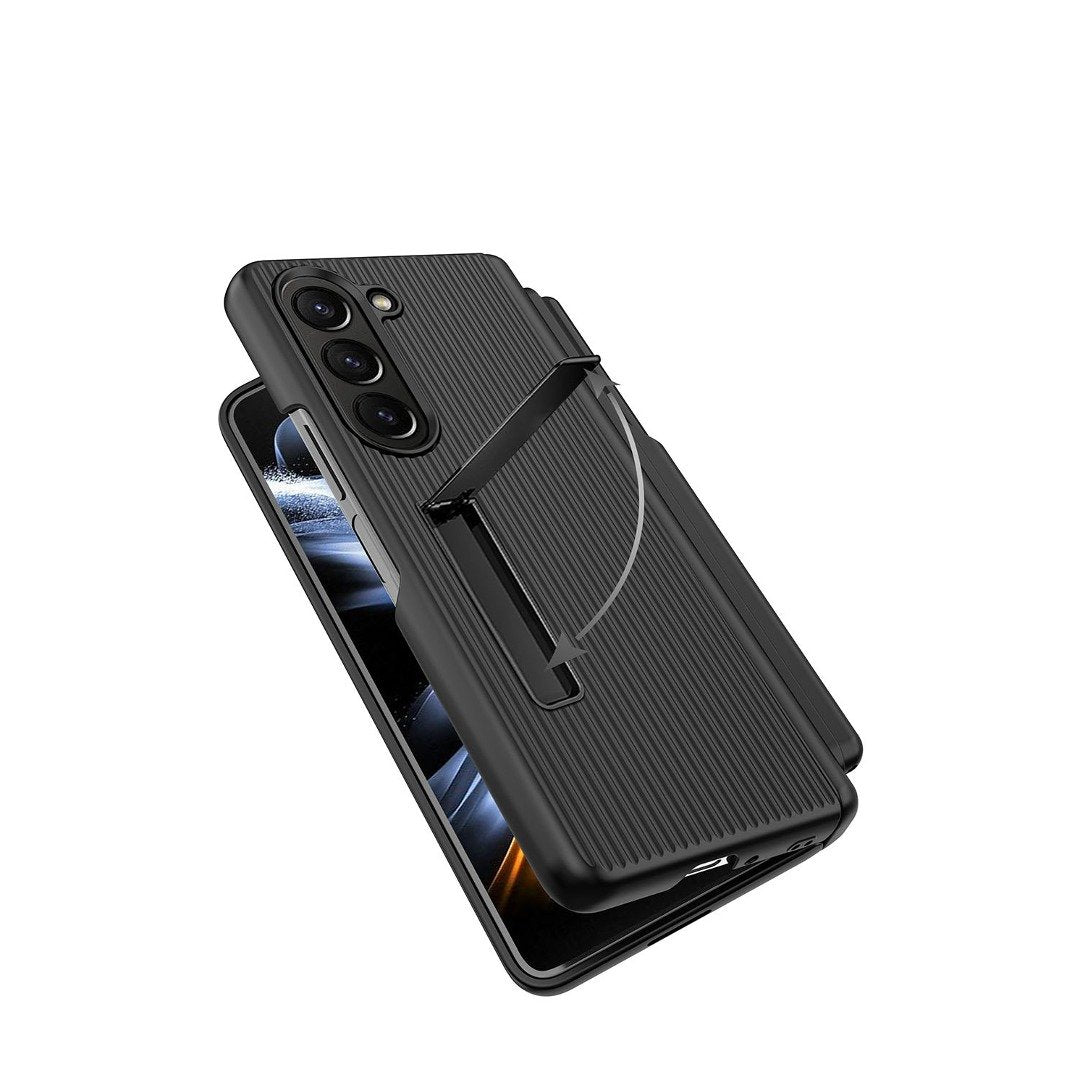 Million Cases Galaxy Z Fold5 Elegant Hinged Case With Kickstand