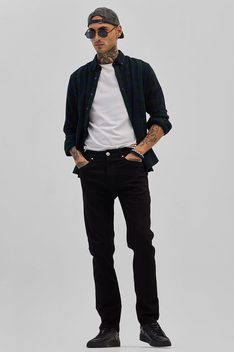 SNITCH Black Slim Fit Jeans - view 3