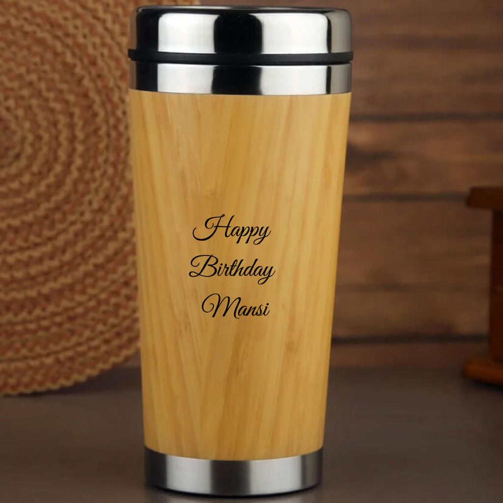 VinnyC Eco-Friendly Bamboo Flask - view 4