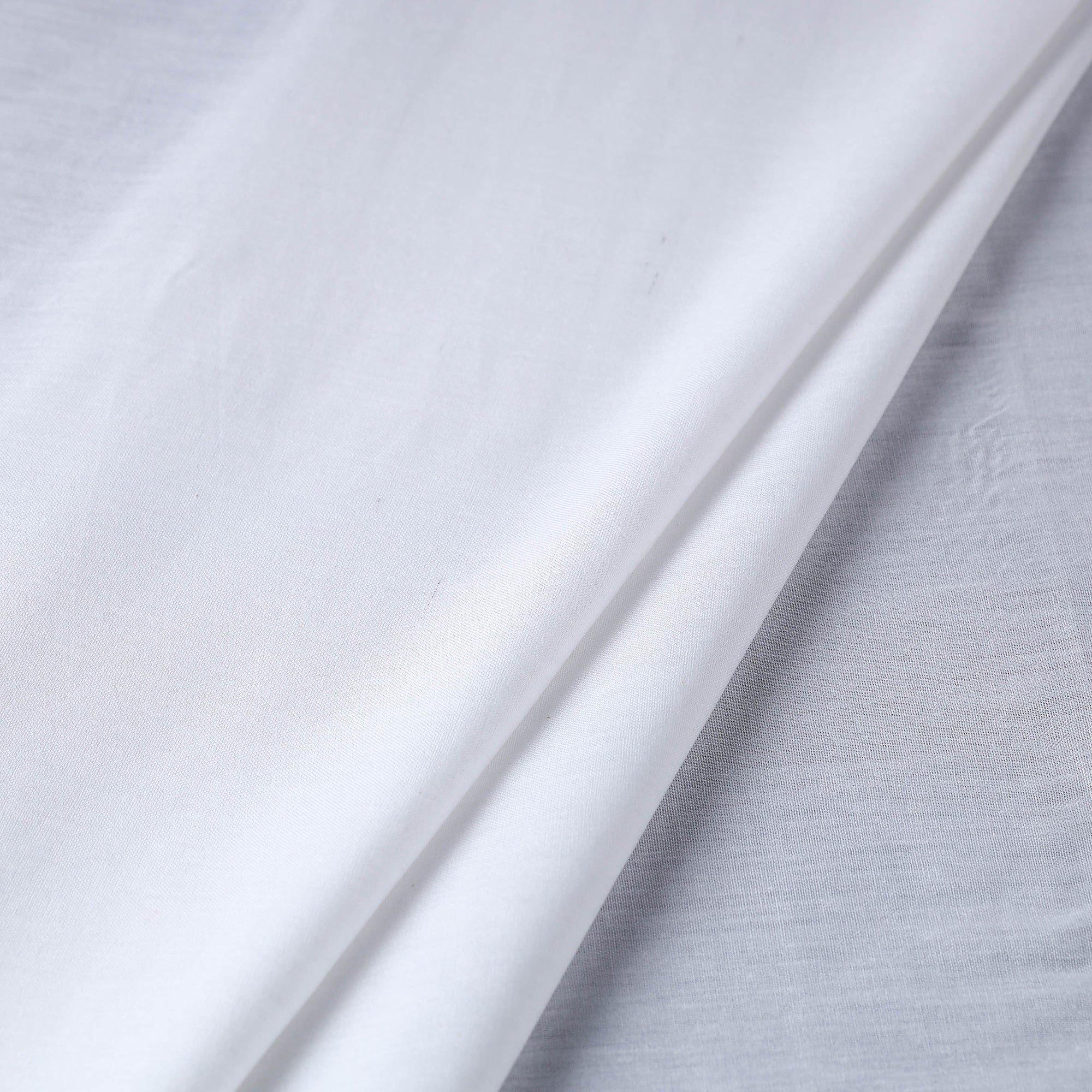 ITOKRI CRAFTS INITIATIVE White Bhagalpuri Linen Cotton Fabric - view 2