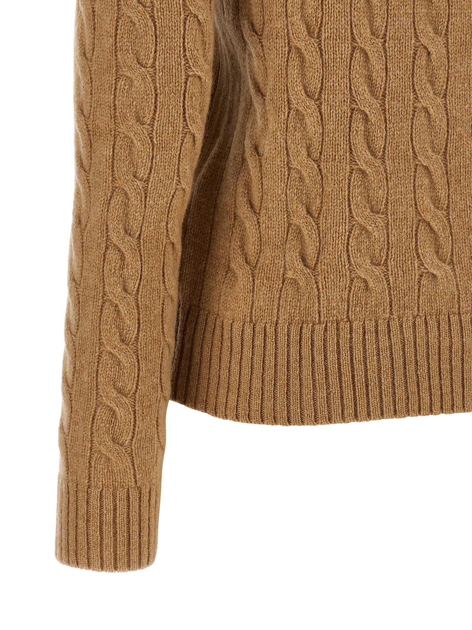 Polo Ralph Lauren Braided Turtleneck Sweater – 90% wool, 10% cashmere - view 4