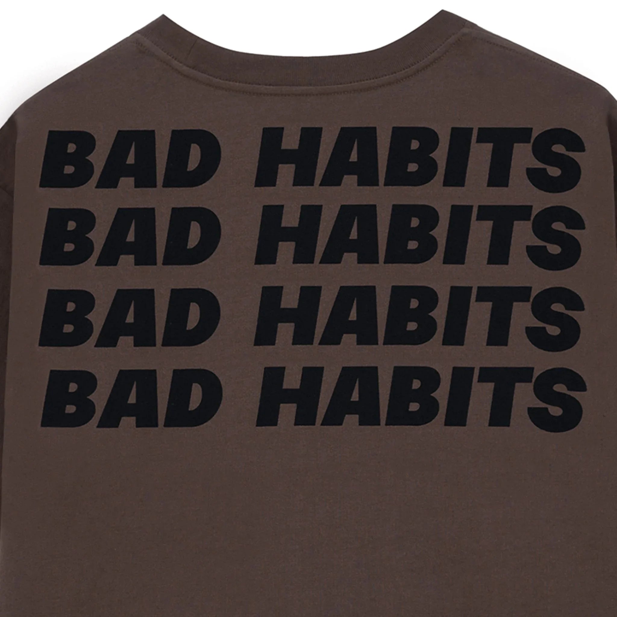 Sneaker Cafe Mumbai Bad Habits Moca Freehand Typo Tee - view 2