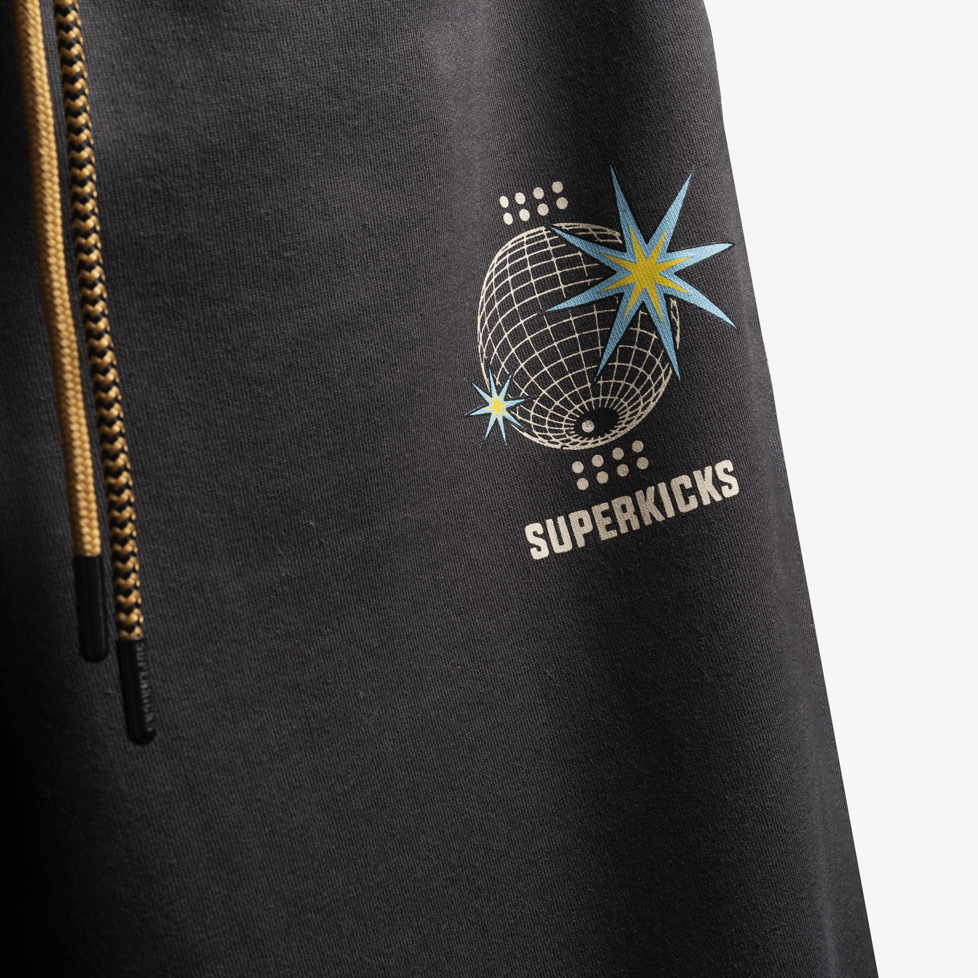 Superkicks | SPACEMAN DISCO JOGGERS { ASPHALT