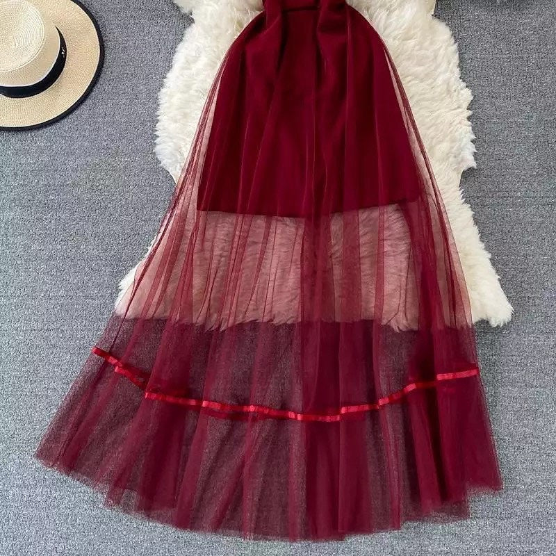Alamode By Akanksha Philo Mesh Detailed Dress - view 5