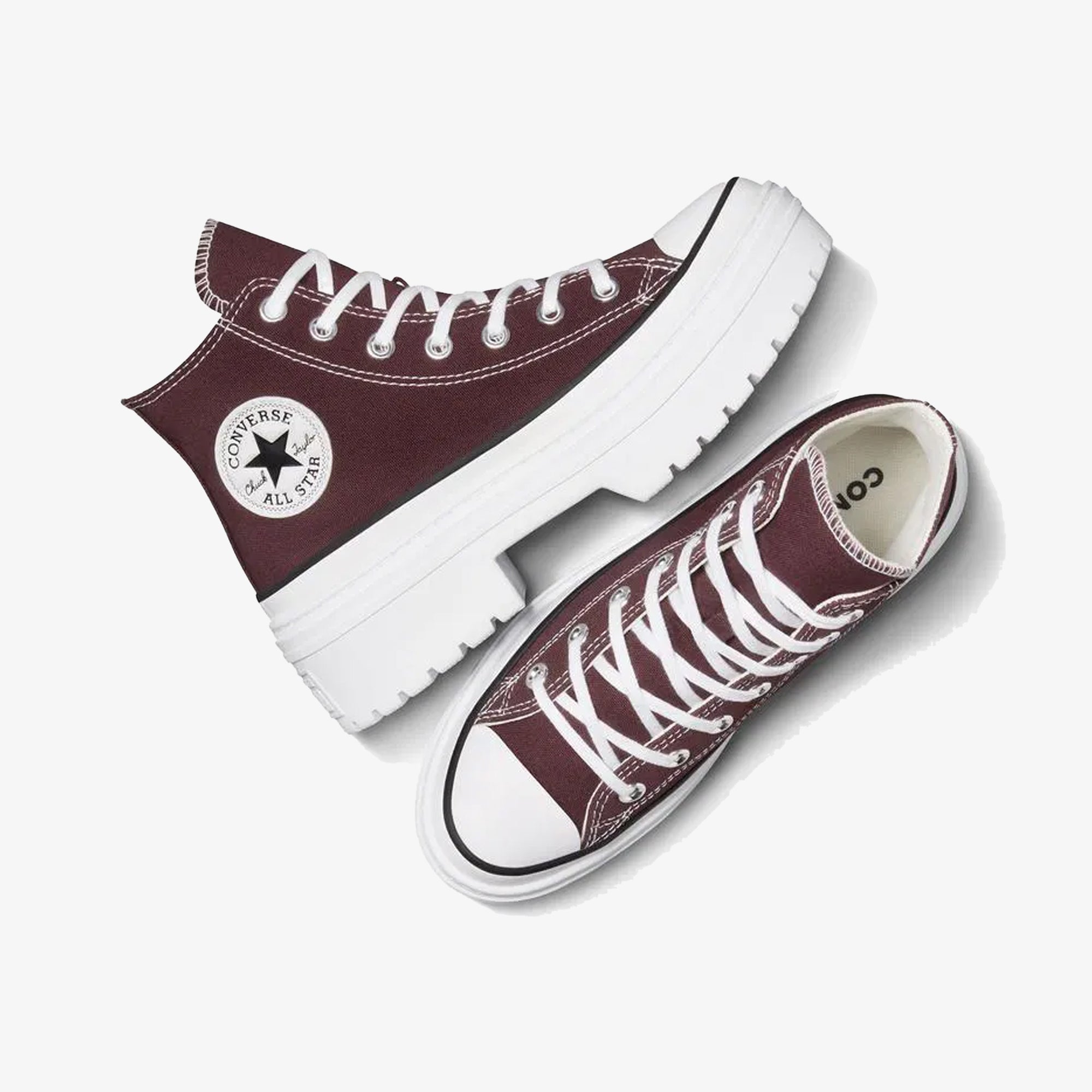 Converse | CHUCK TAYLOR ALL STAR LUGGED HEEL PLATFORM { WHITE/BLACK - view 2