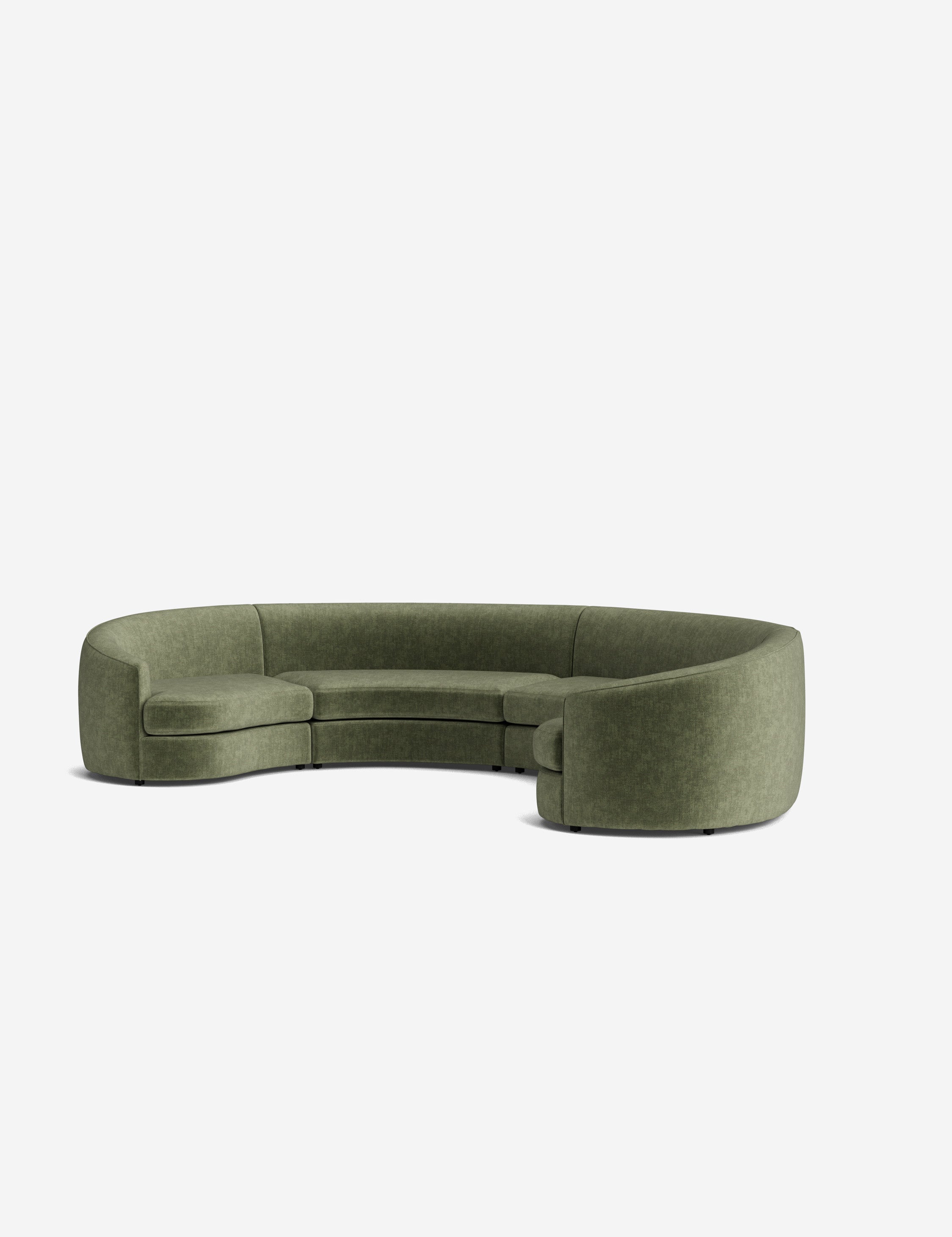 Lulu and Georgia Imada Modular Curved Sectional Sofa - view 189