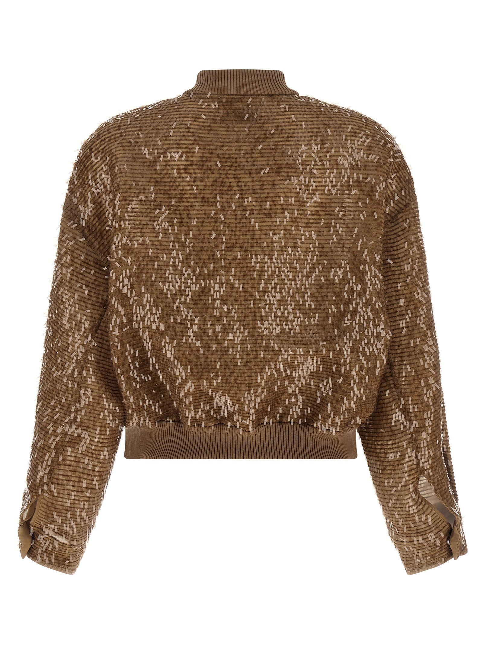 Brunello Cucinelli Zip Cardigan – 100% silk - view 2