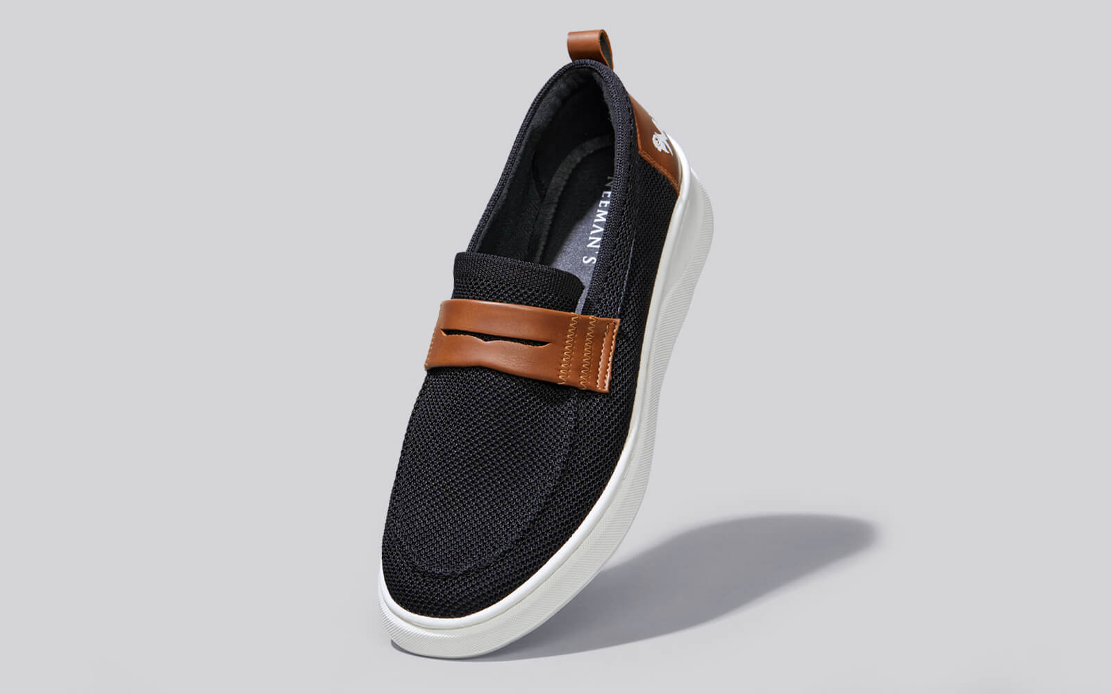 Neeman's Brunch Loafers : Black/Tan