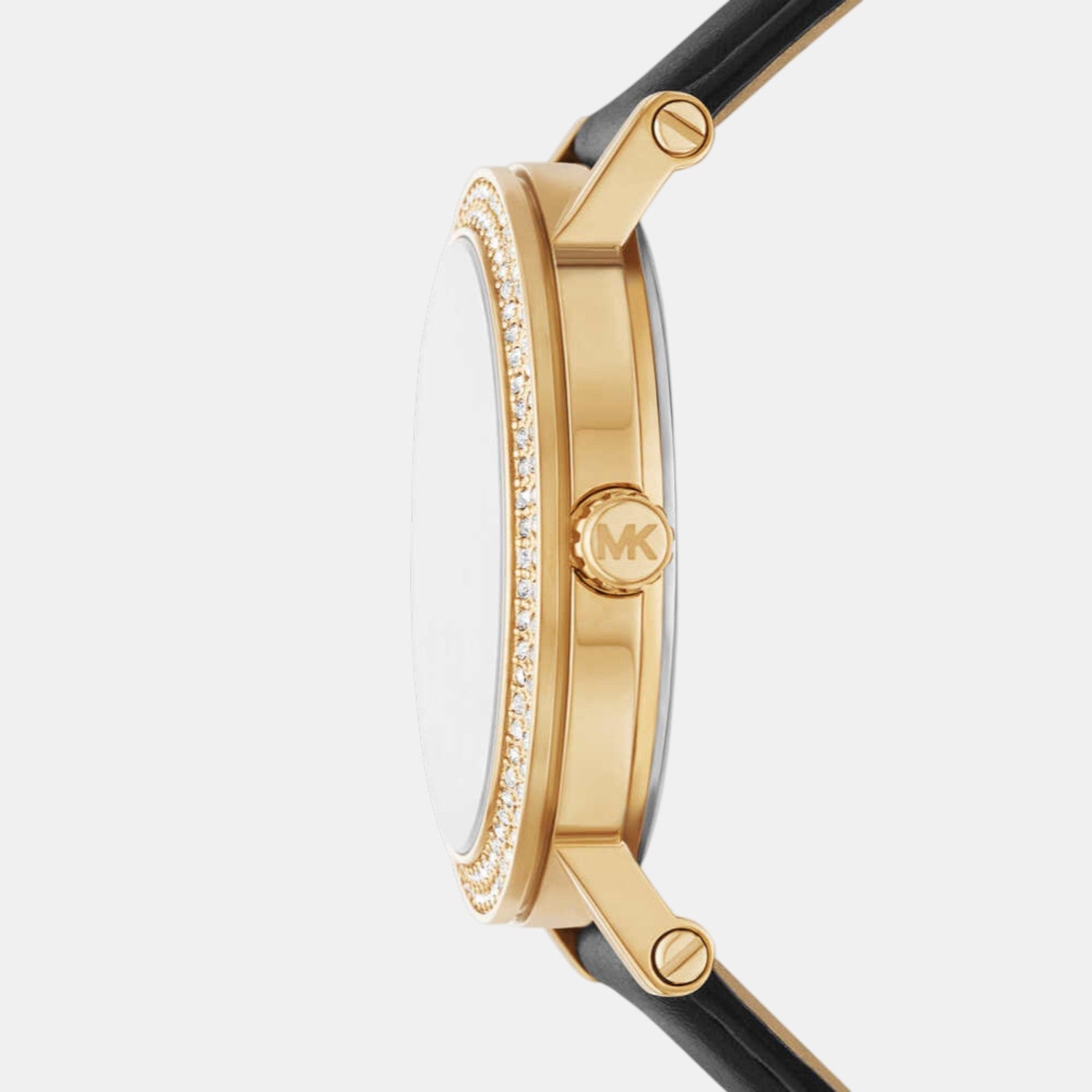 Michael Kors Corey Women Quartz Black Dial Analog Leather Watch MK4896 - view 2