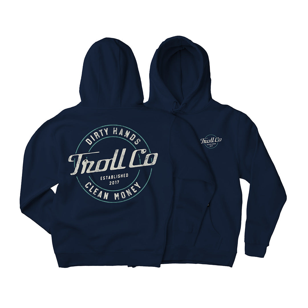 Radial Fast Hands Hoodie – Navy