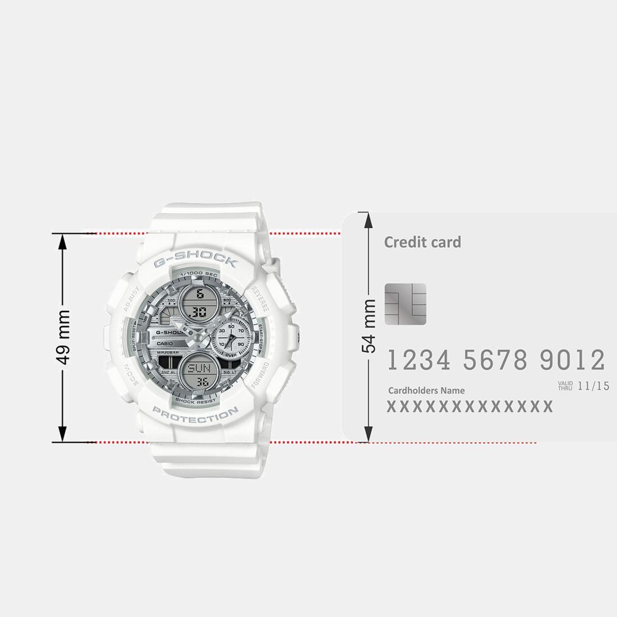 Casio G-Shock Women Quartz White Dial Analog-Digital Resin Watch G1562 - view 9