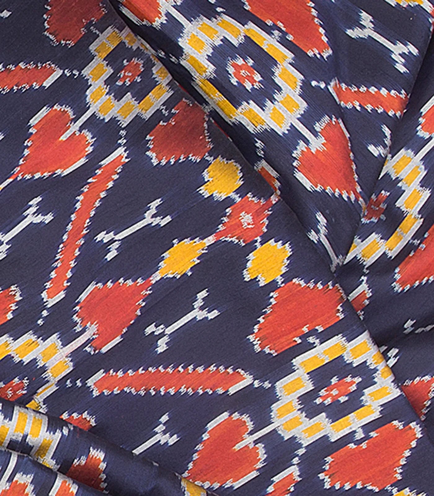 RmKV Blue Handwoven Ikat Silk Saree – Women's - view 3