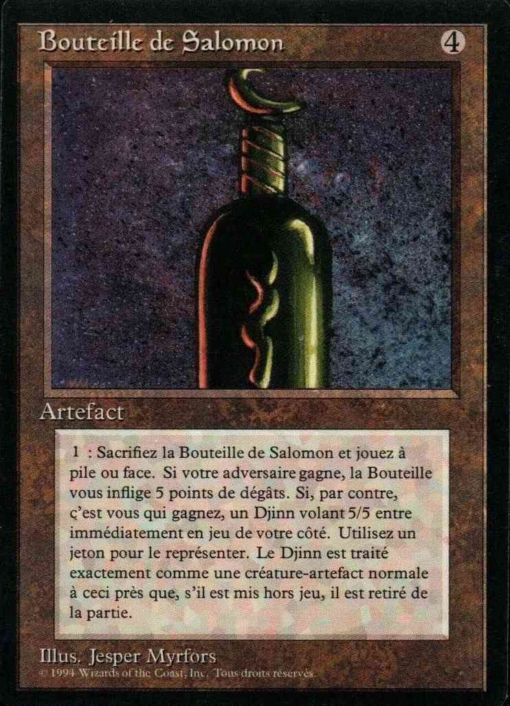 Magic Bottle of Suleiman - French [237] [Foreign Black Border: French] [Non-Foil]