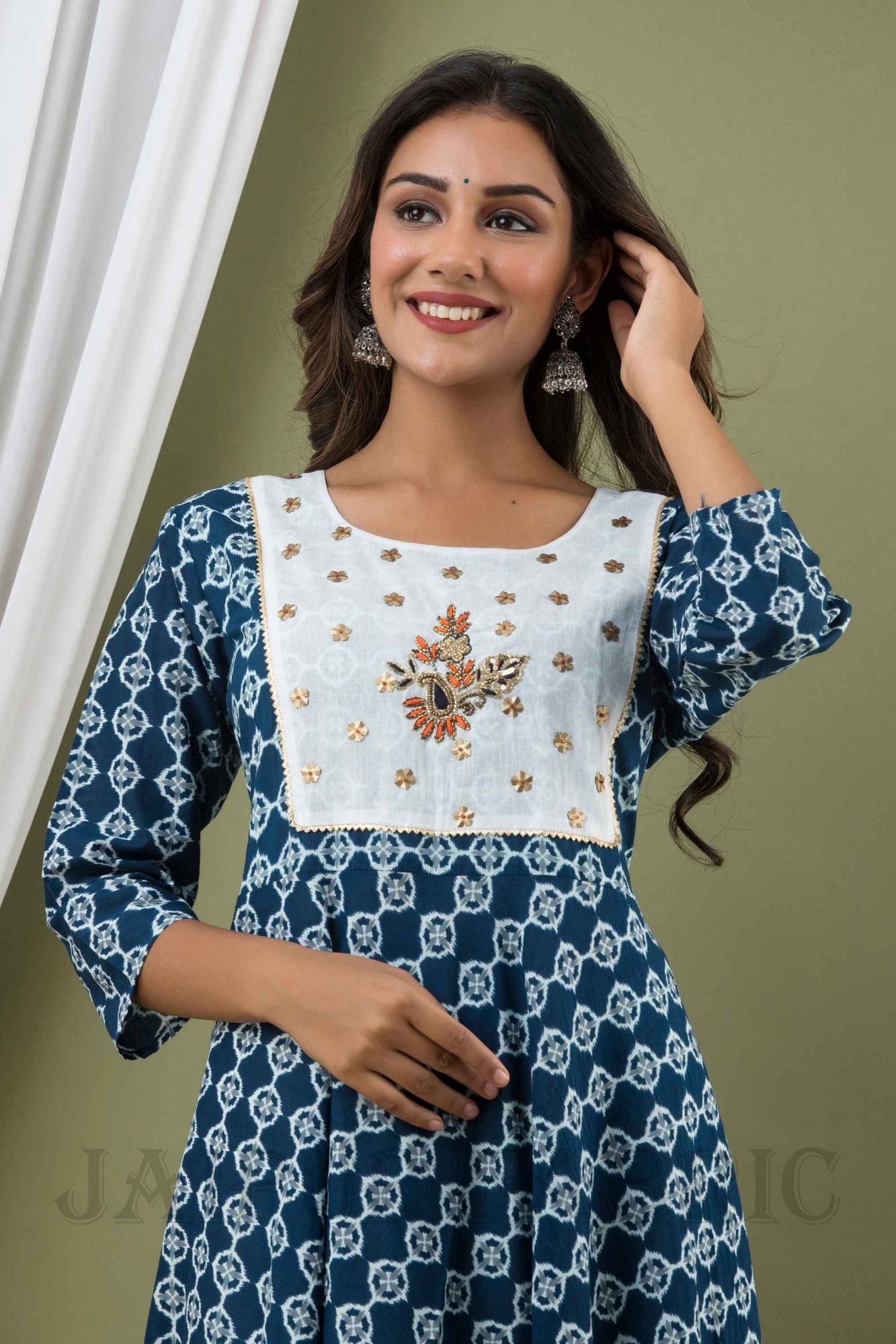 JaipurFabric® Women Boota Print Cotton Kurti - view 2