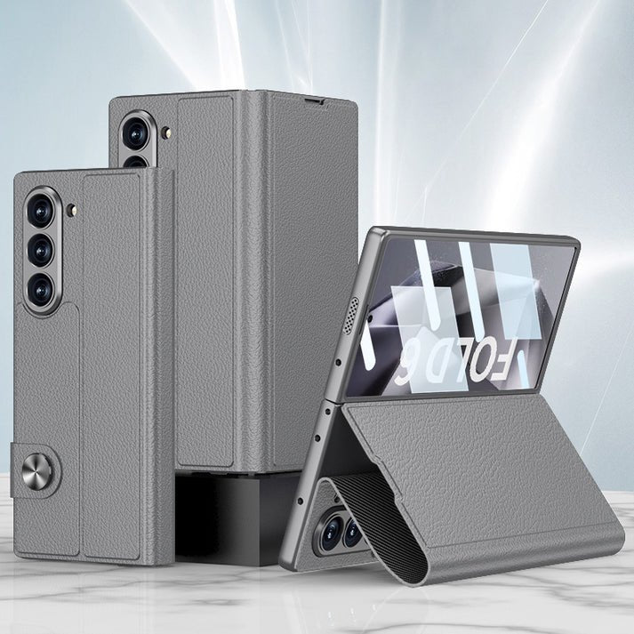 Million Cases Galaxy Z Fold6 Rich Luxe Corporate Leather Case - view 2