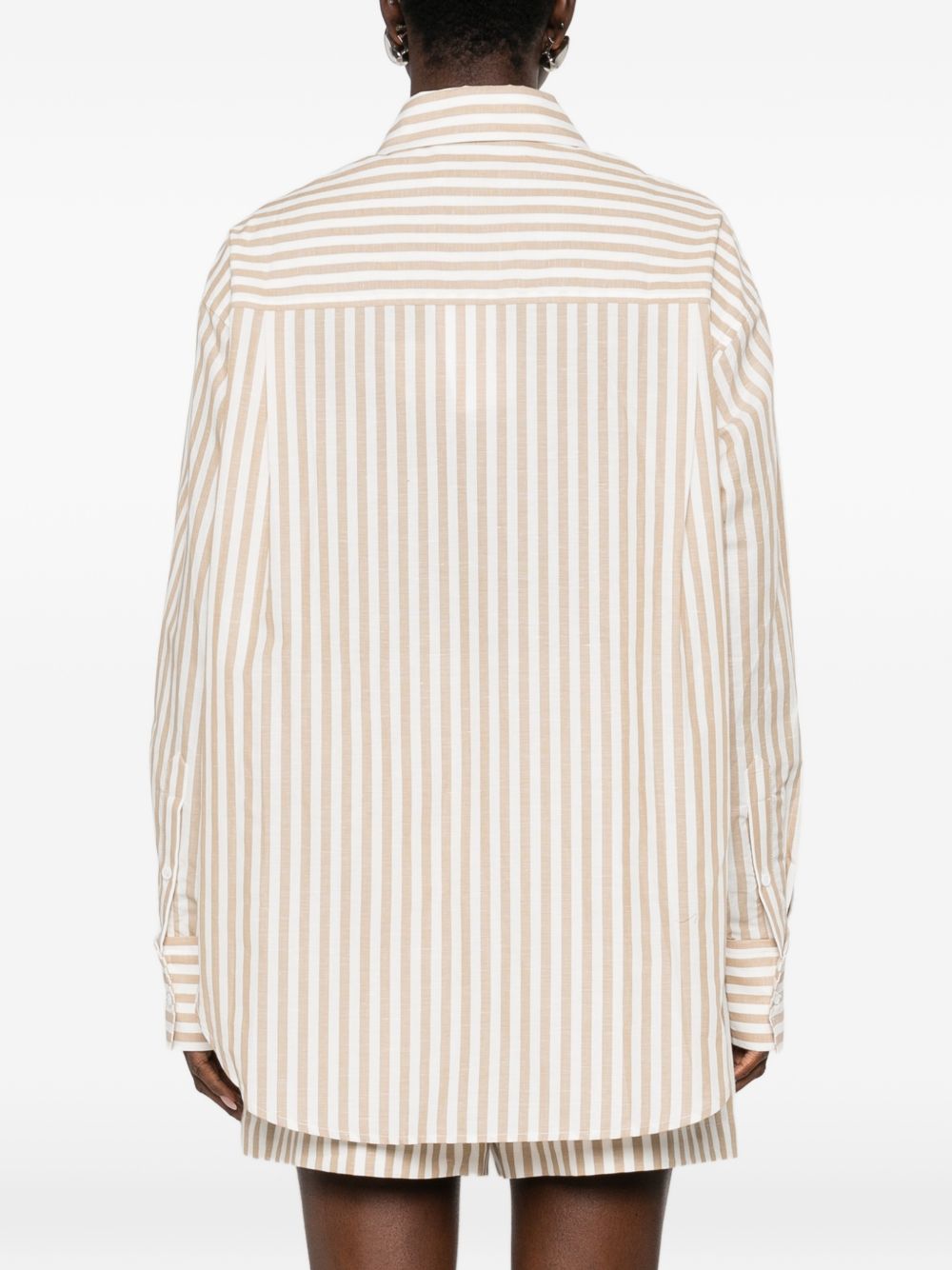 Iro Azaloa striped cotton blouse – Cotton 100% - view 2