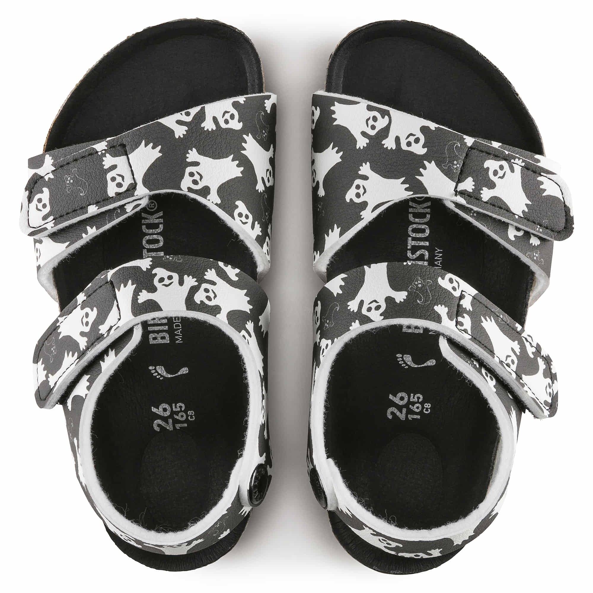 Birkenstock Palu Kids Birko-Flor – Black Black/Night Glow Ghost - view 2