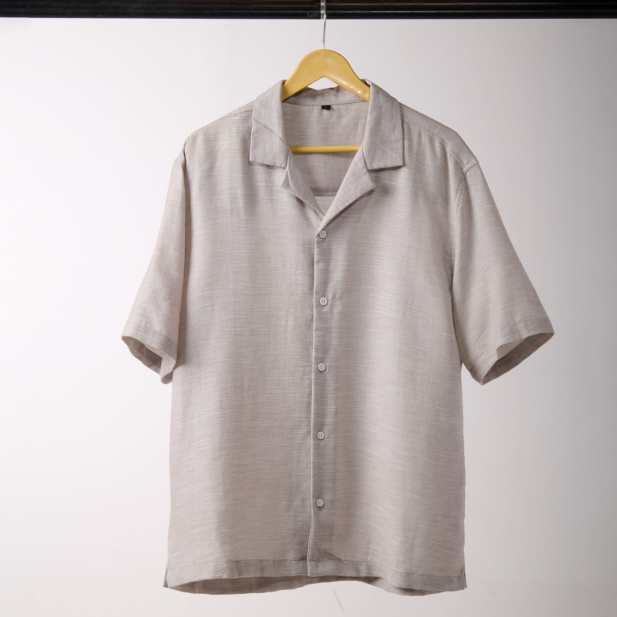 IZF Grey Textured Resort Shirt - view 4