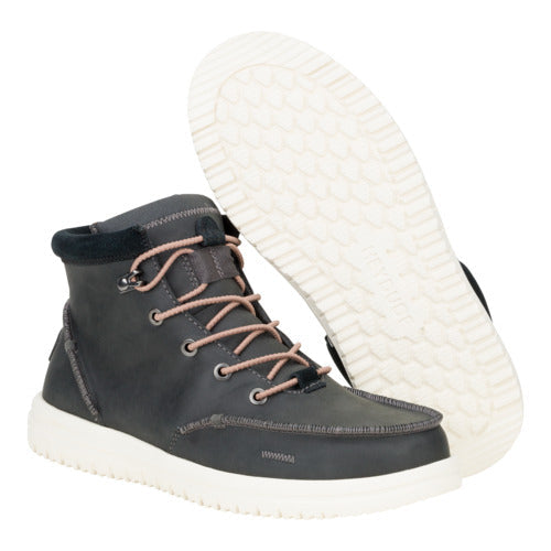 HEYDUDE shoes Bradley Nubuck Boot - Black Oyster - view 3