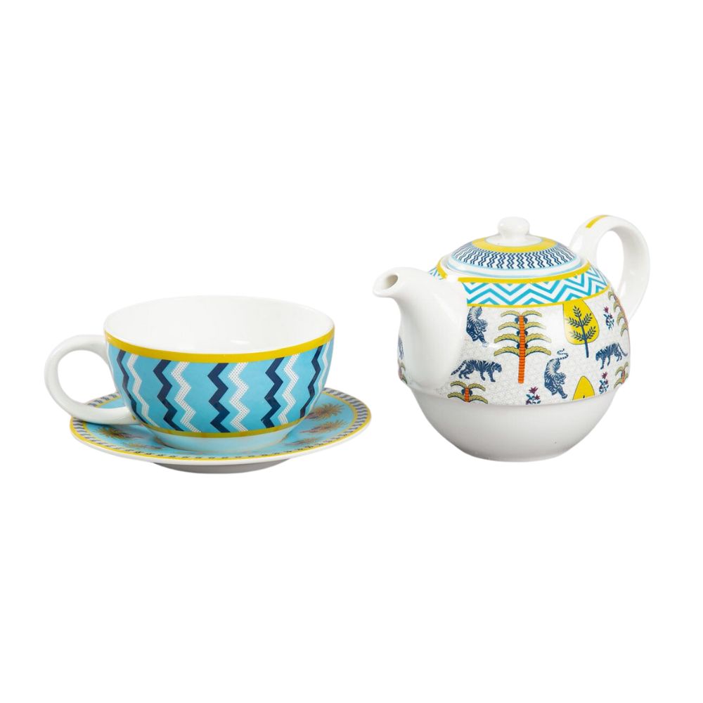 India Circus Mystical Gardens Tea for One | Tea Set | Set of 3 Pcs - view 3