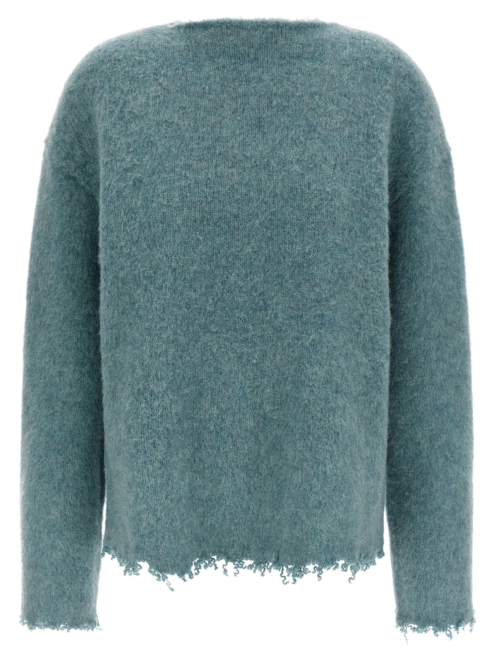 Jil Sander Fringed Sweater – 100% wool