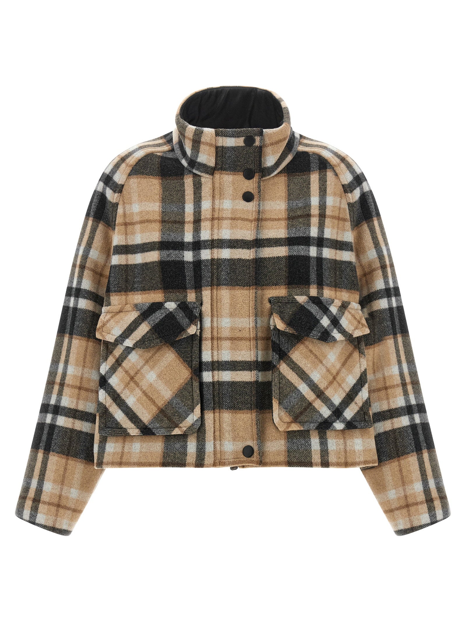 Pinko Caban Check – 70% wool, 30% polyamide