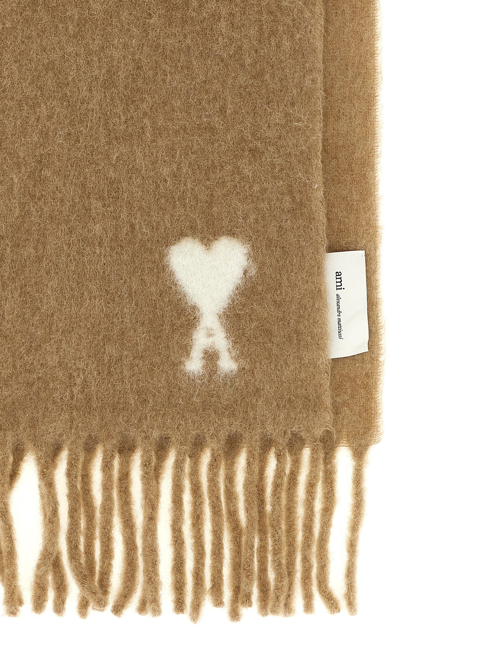 Ami Paris Ami De Coeur Scarf – 72% wp, 18% pa, 10% wo - view 2