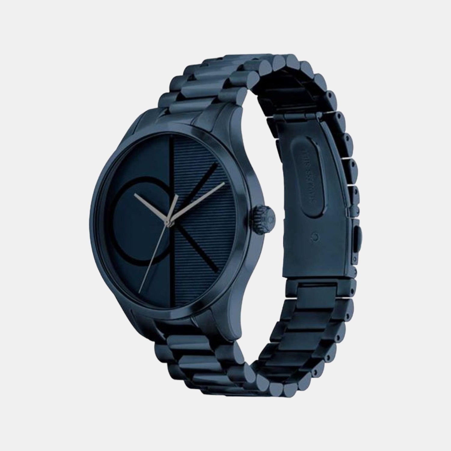 Calvin Klein Ck Iconic Unisex Quartz Blue Dial Analog Stainless Steel Watch 25200166 - view 2