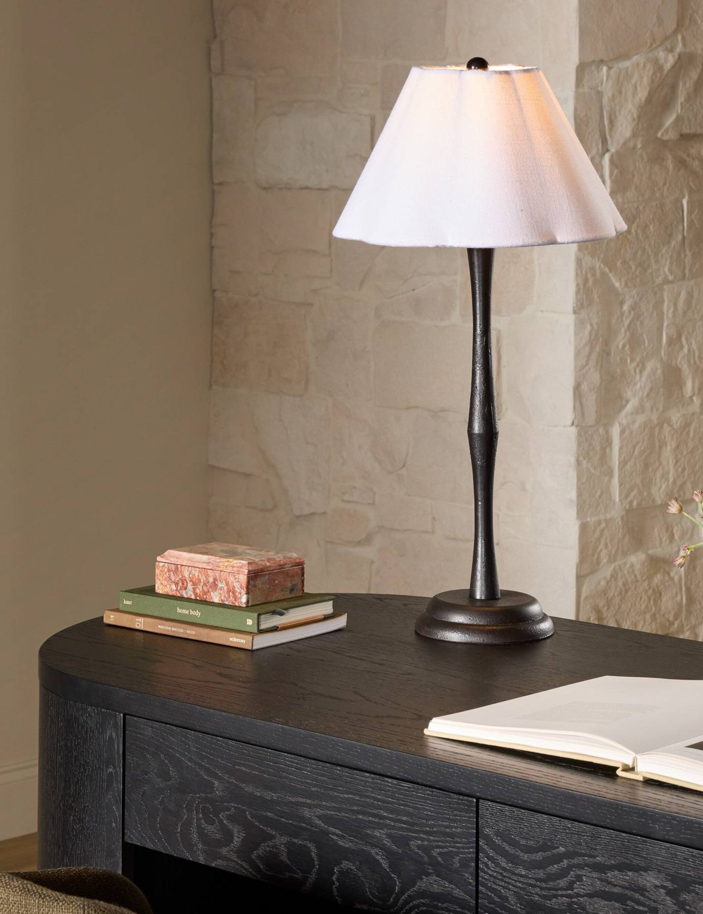 Lulu and Georgia Quade Table Lamp – Black - view 2