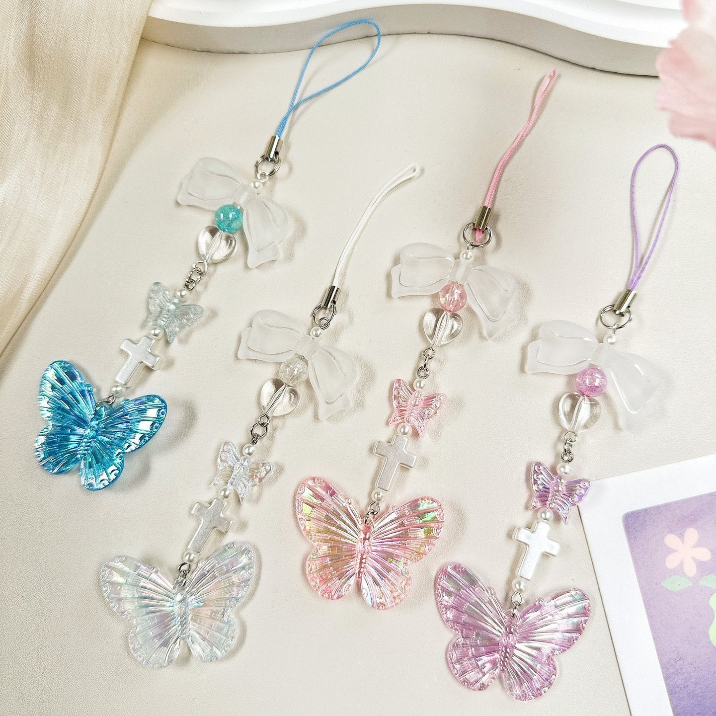 Peeperly Charming Butterfly Phone Charm
