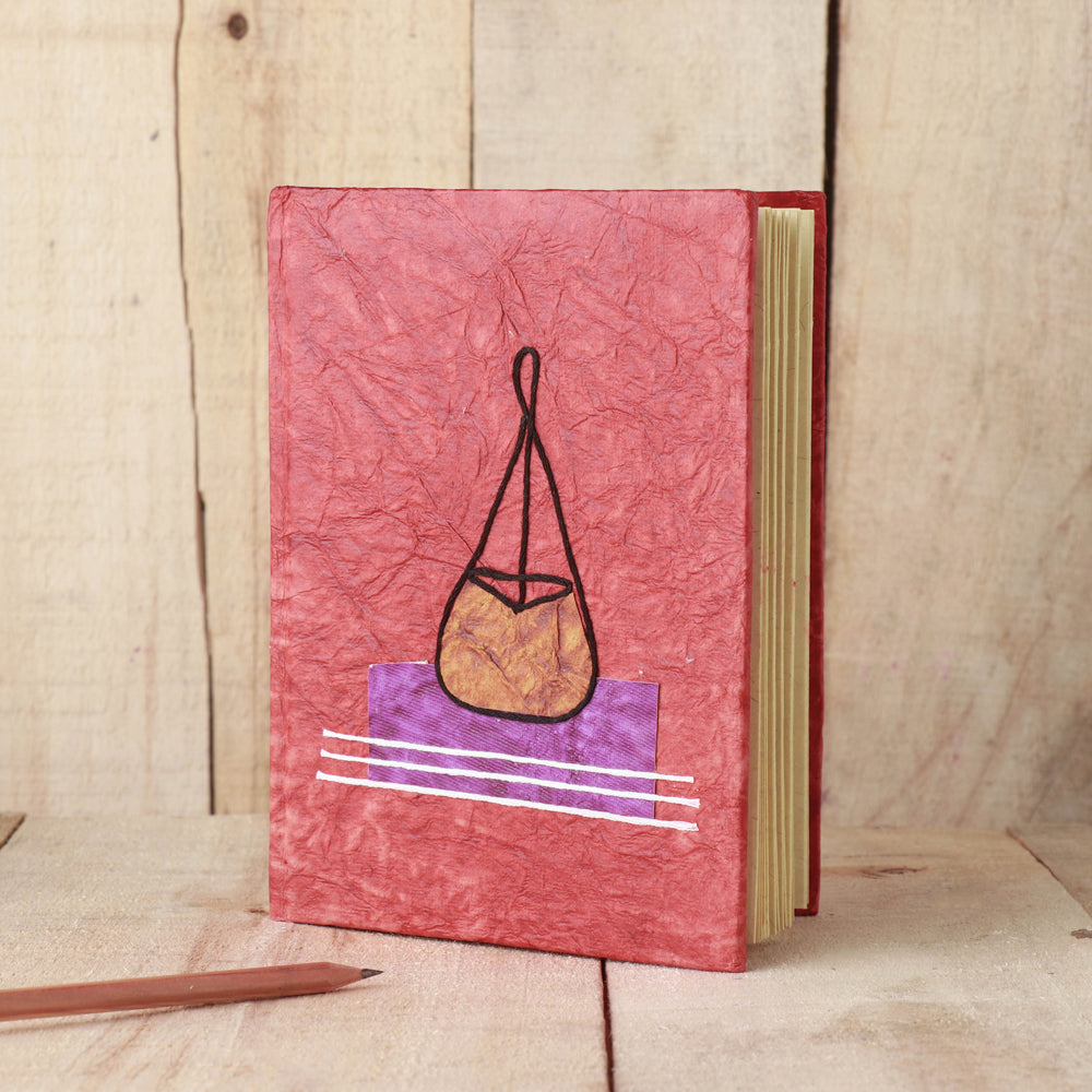 KHUSHBASH - HAPPY LOOM OF EAST Bengal Handmade Paper Notebook (7.5 x 5 in)