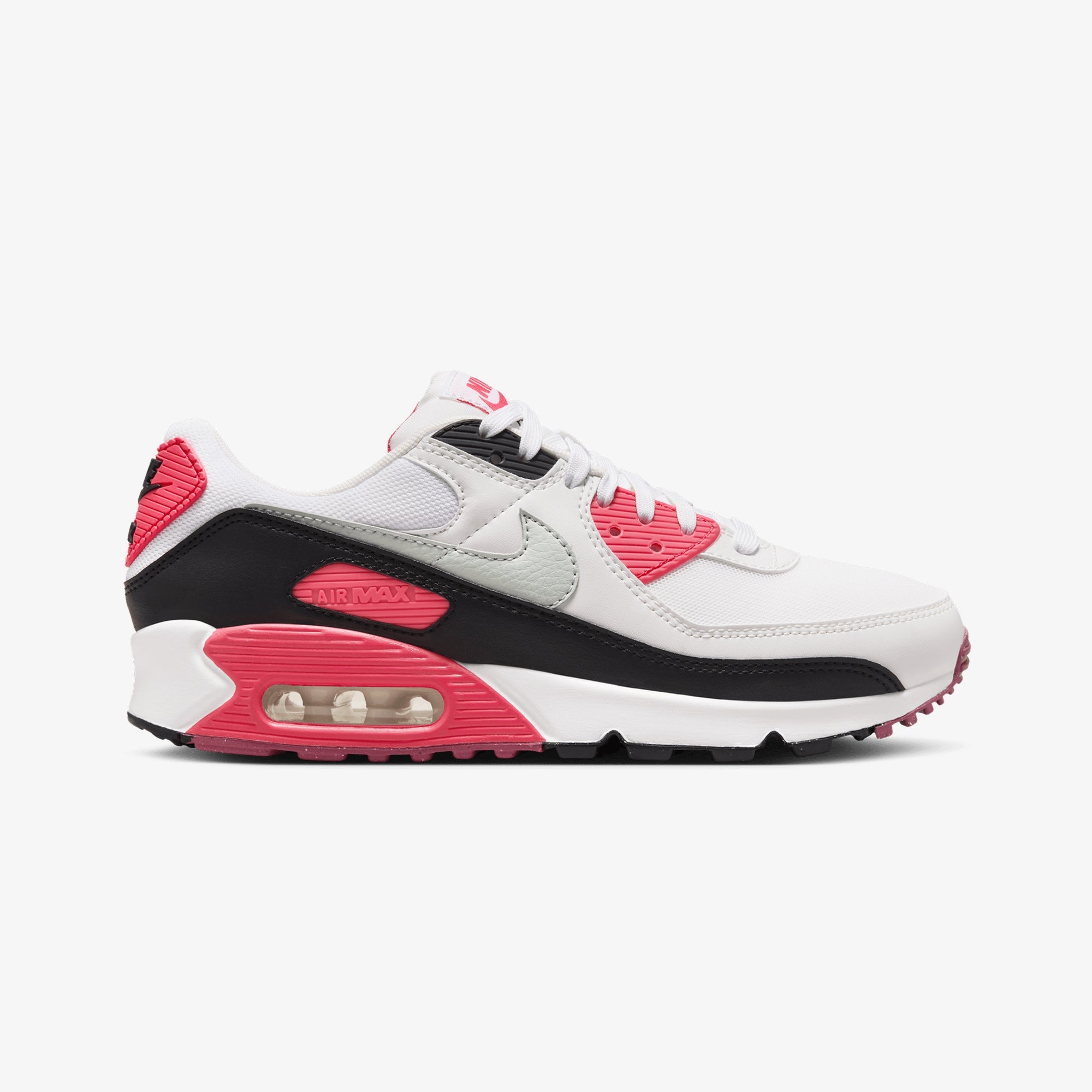 Nike | Air Max 90 { White/light Silver-aster Pink-black