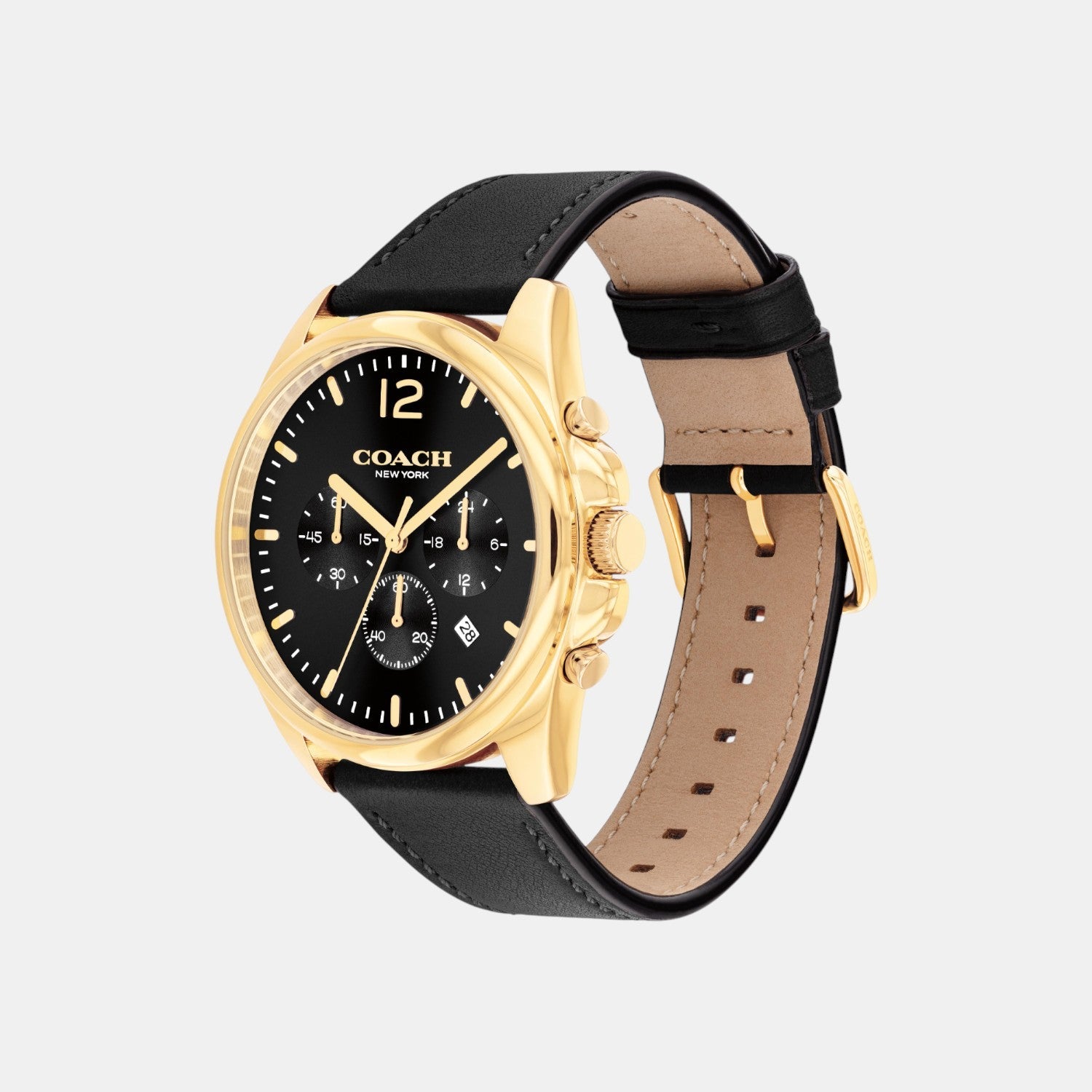 Coach Greyson Men Quartz Black Dial Chronograph Calf Watch 14602631 - view 2