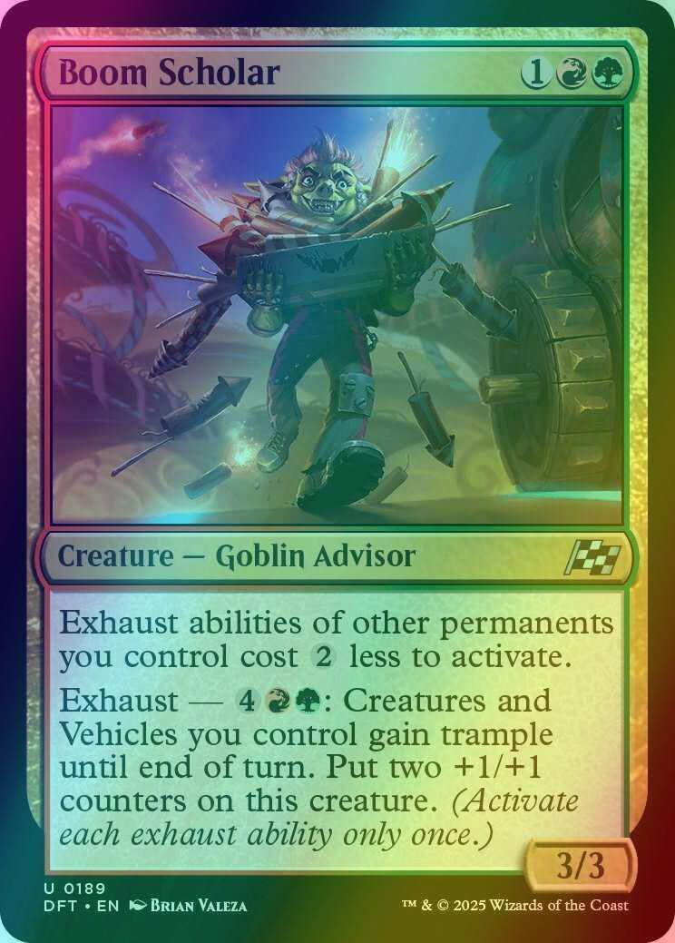 Boom scholar 189 – Magic Boom Scholar [189] [Aetherdrift] [Foil]