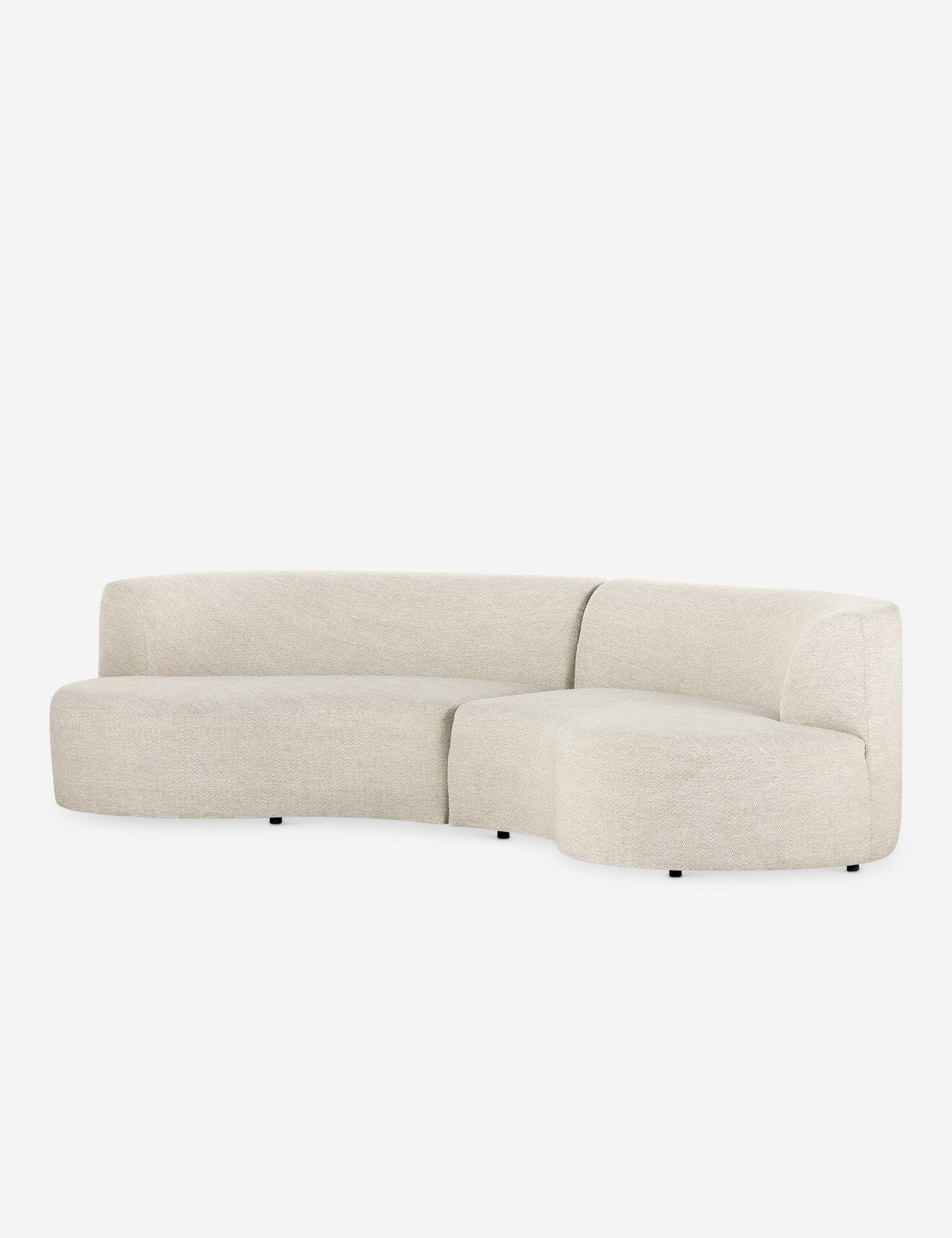 Lulu and Georgia Diaz Indoor / Outdoor Curved Sectional Sofa - view 2