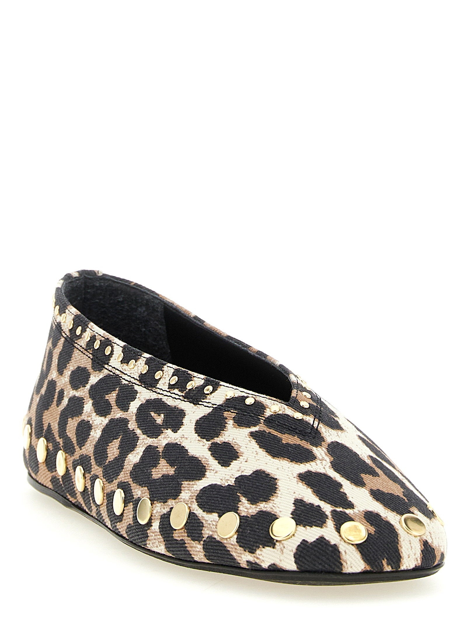 Ganni Jenny Ballet Flats – 99% cotton, 1% elastane - view 2