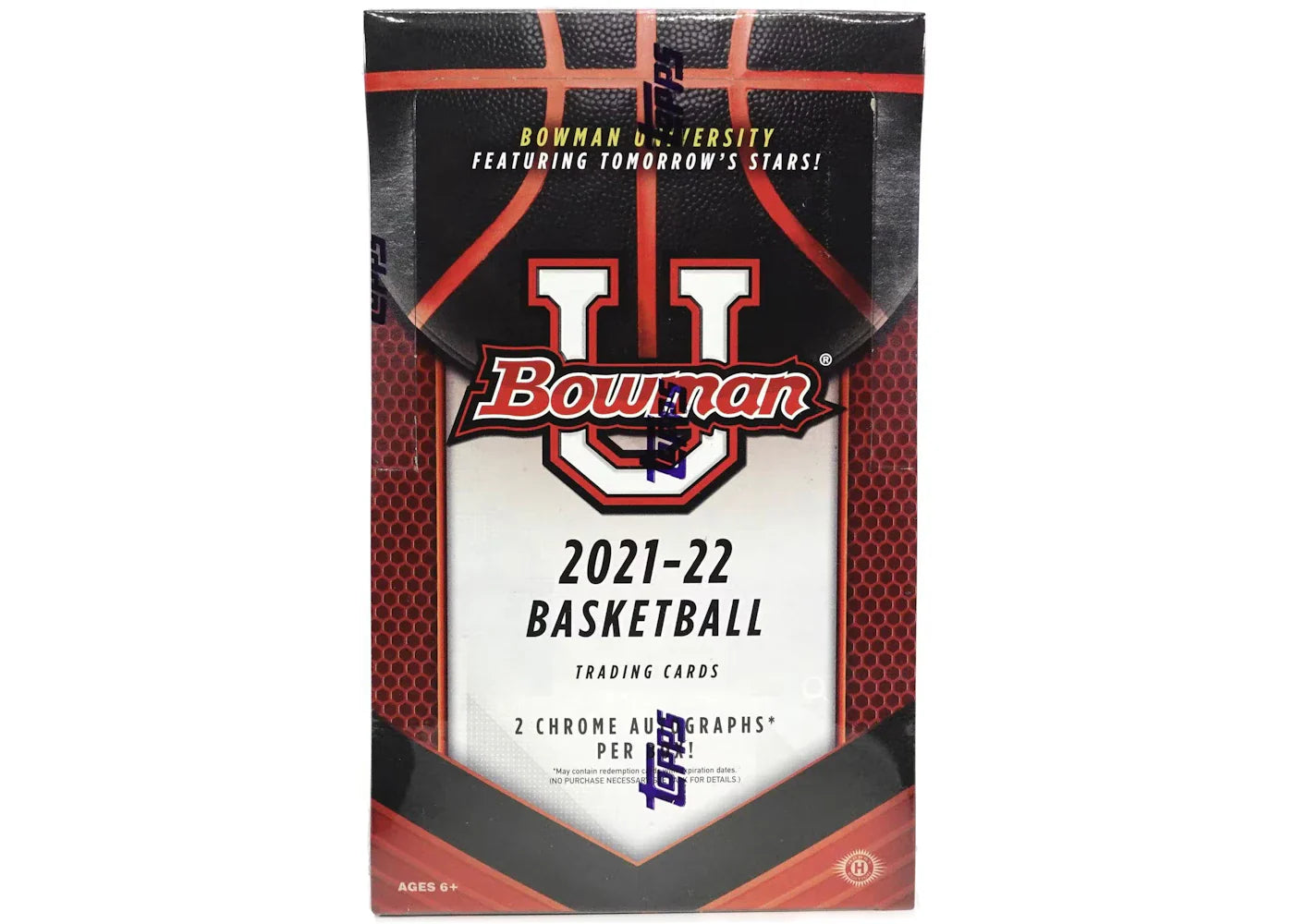 2021-22 Bowman University Basketball Hobby Box - view 2