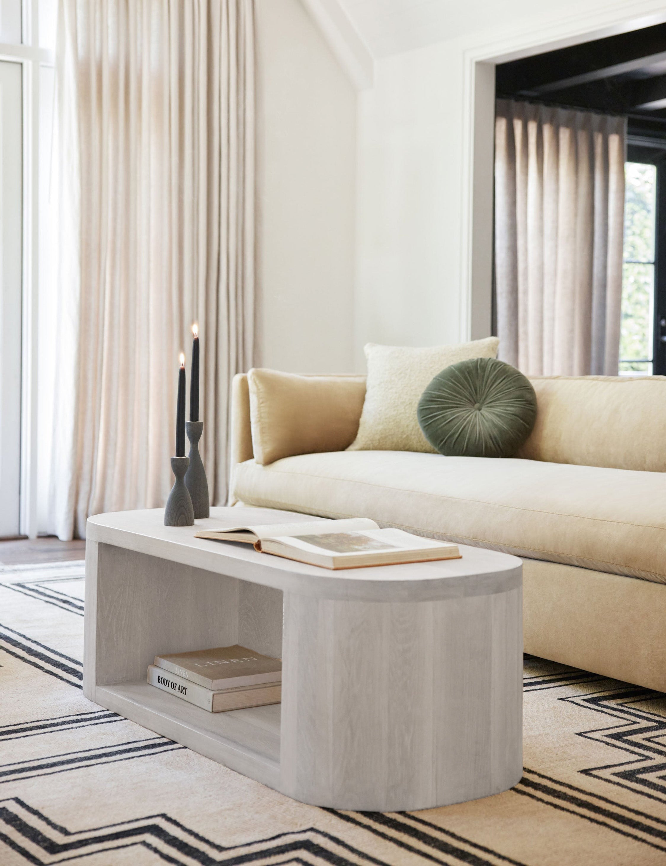 Lulu and Georgia Luna Oval Coffee Table - view 11