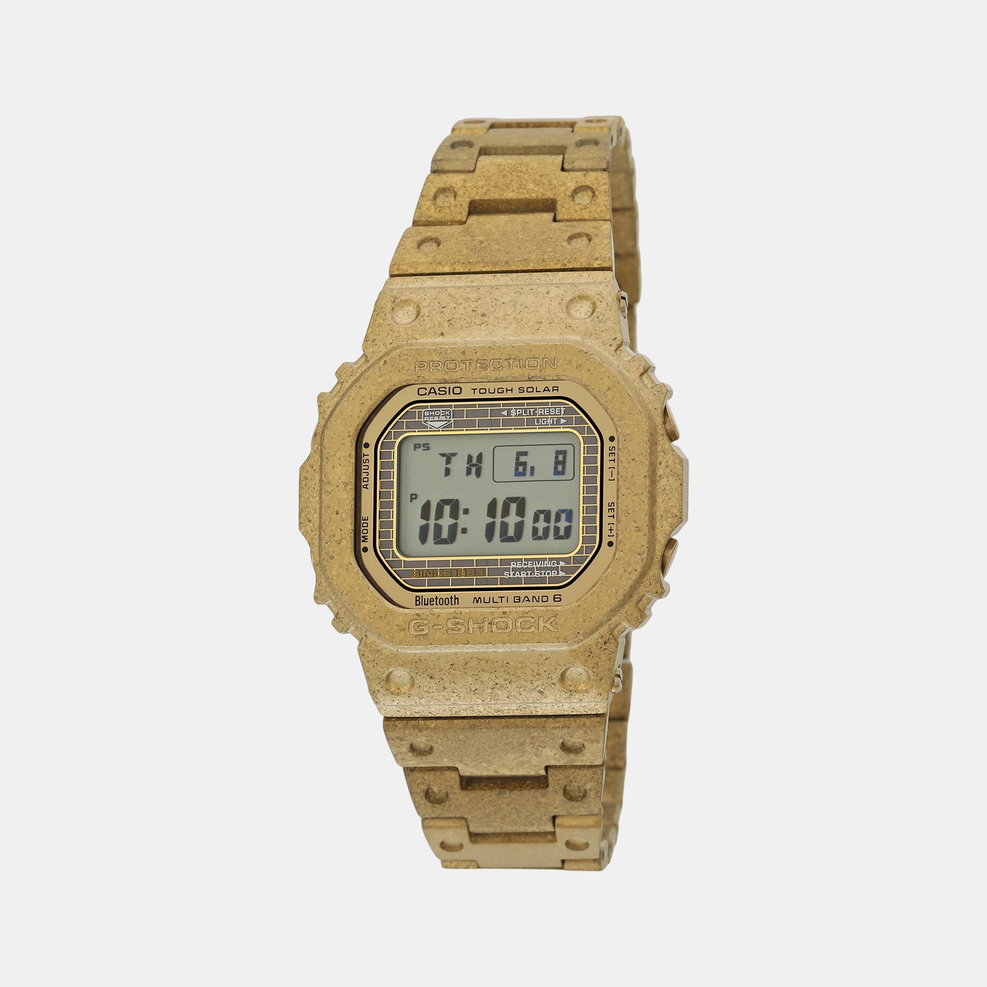 Casio G-Shock Men Quartz Gold Dial Digital Stainless Steel Watch G1392