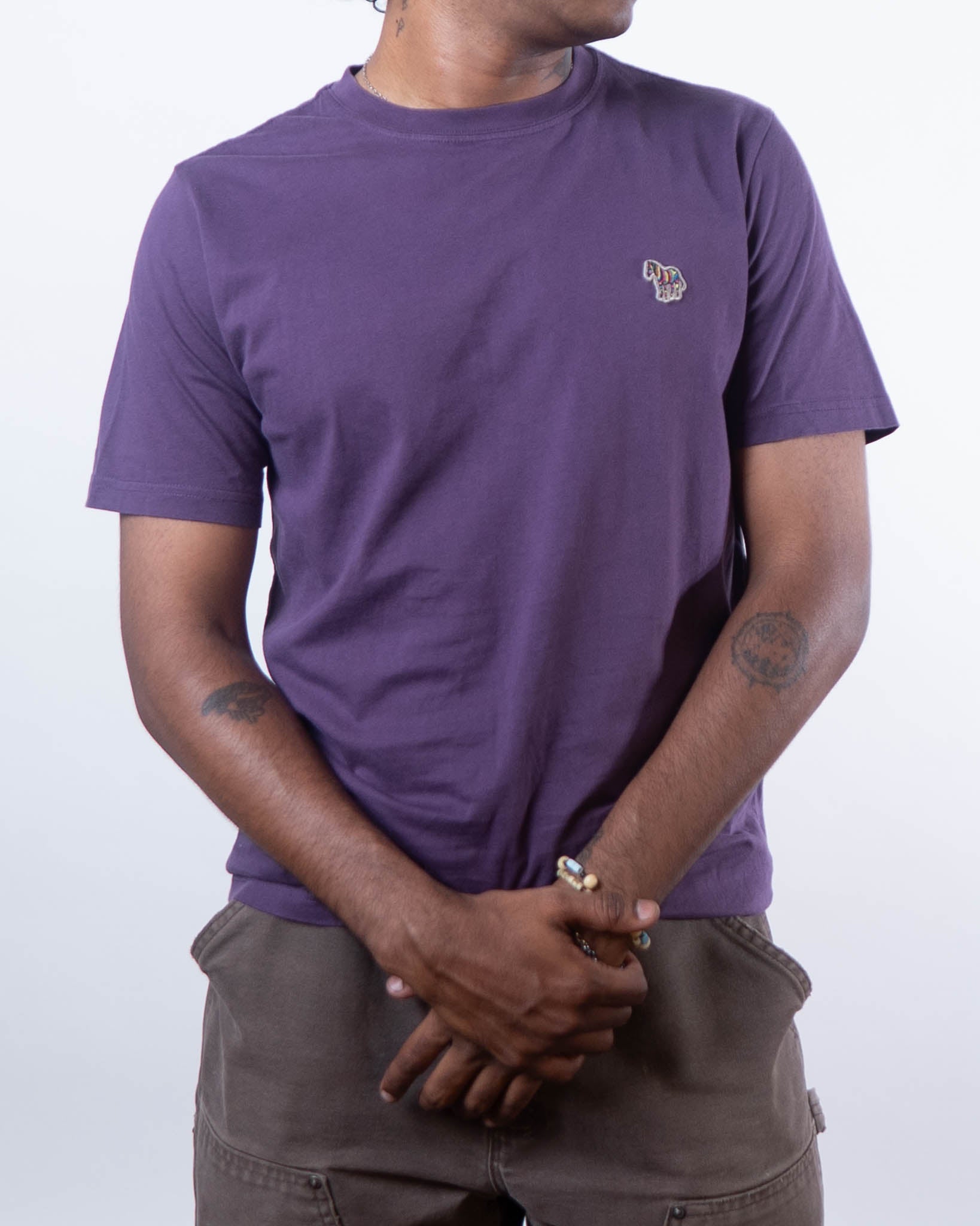 POLO RALPH LAUREN Paul Smith Zebra Logo T-Shirt - Purple